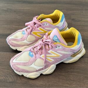 New Balance 9060 Pink Taffy/ Calcium Unisex Sneakers